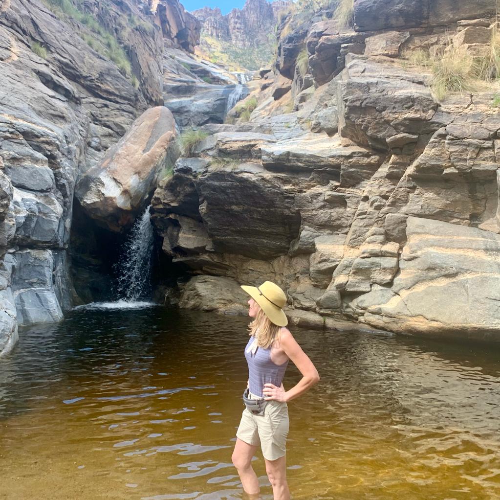 one of the top hikes in tucson lead a woman to an oasis in the desert